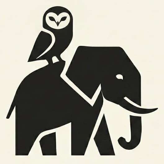 mahoot — elephant and owl